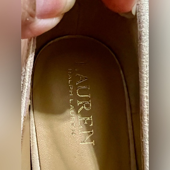 Like new Lauren by Ralph Lauren by Lanette Pointed Tip Lanette Suede -Stone 10 - Picture 7 of 10